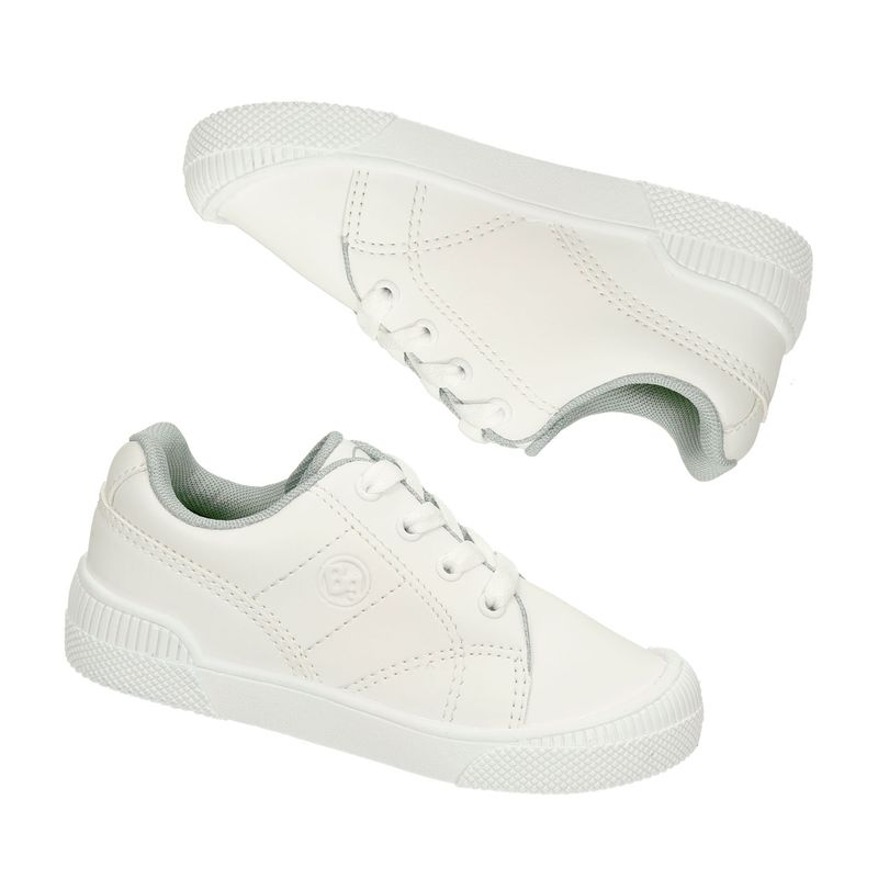 Tenis-Escolares-Blanco-Bubblegummers-Kristiano-Escolar