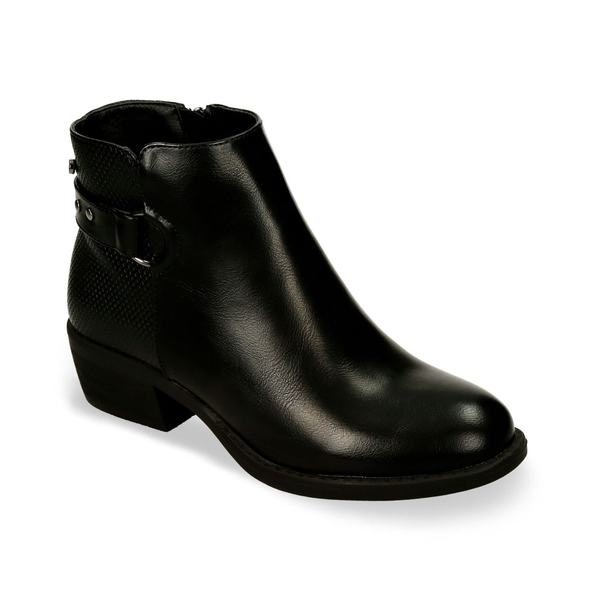 Botines Negro Bata Elisea Texas Mujer