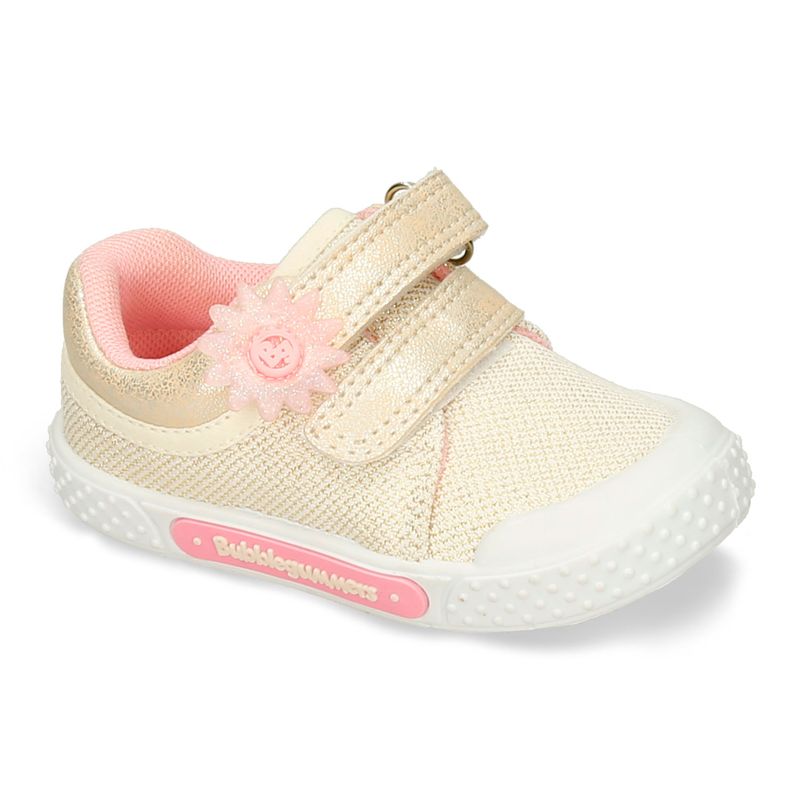 Tenis-Casuales-Beige-Bubblegummers-Nucita-Niña