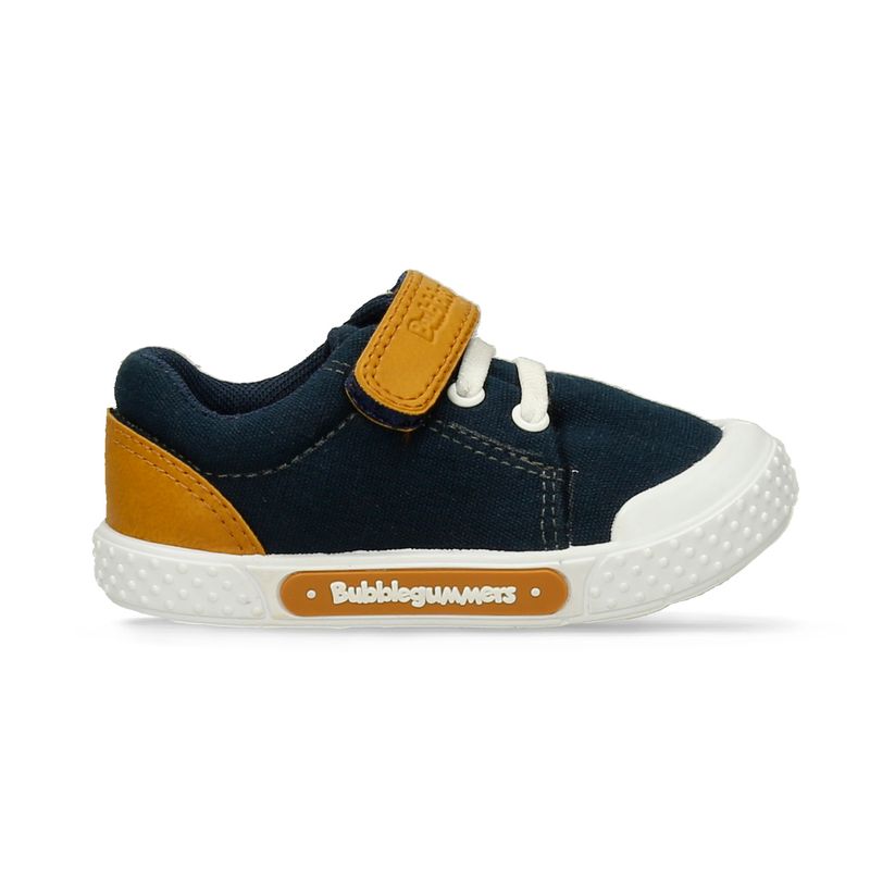 Tenis-Casuales-Azul-Mostaza-Bubblegummers-Nieto-Niño