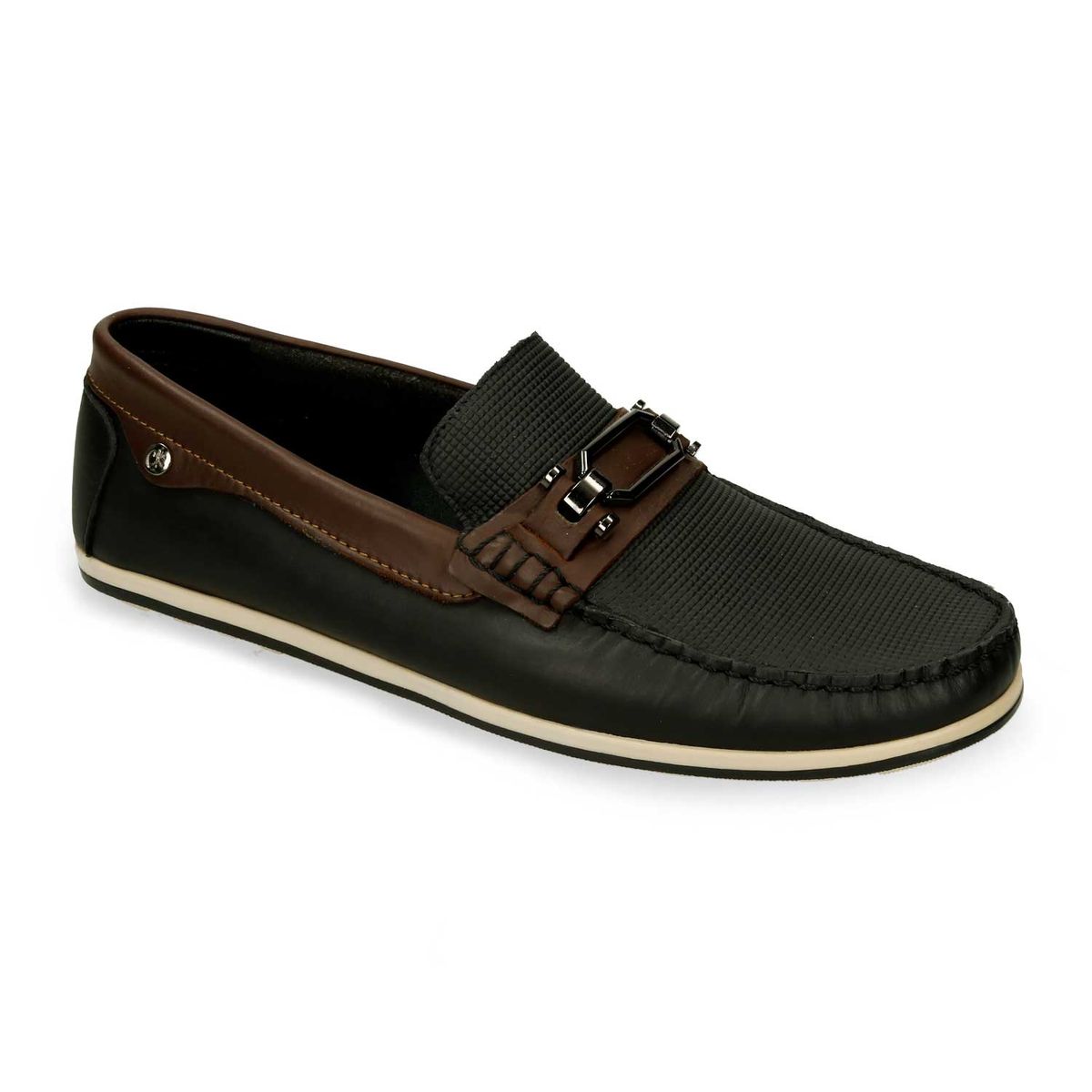 Mocasines Negro Bata Fugy Moc Hombre