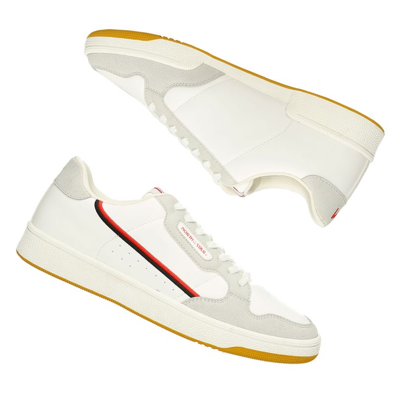 Tenis-Deportivos-Blanco-Rojo-North-Star-Elioth-Teoba-Hombre