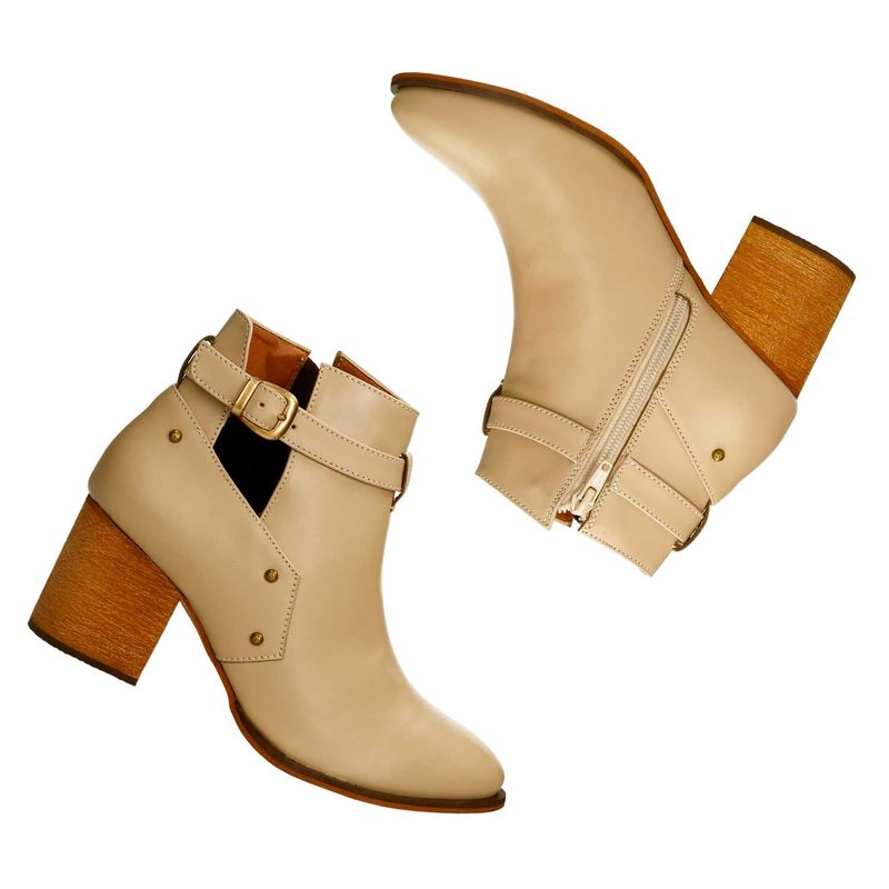 Botines-Beige-Bata-Frana-Mujer