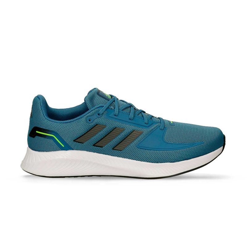 tenis adidas azul con gris