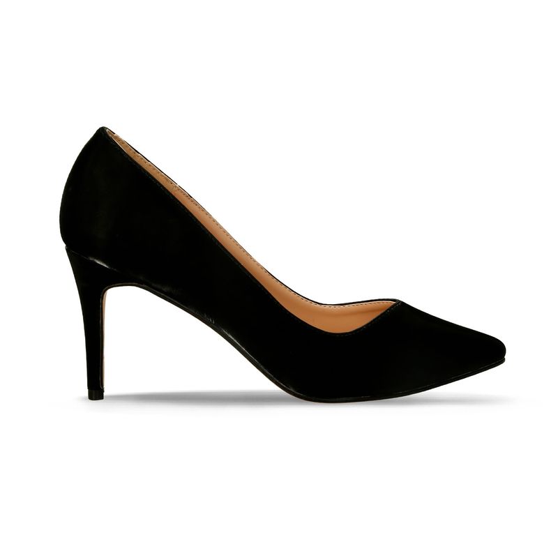 Zapatos negro mujer online tacón