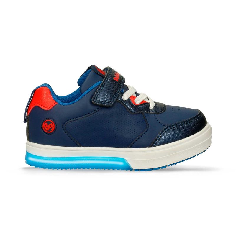 Tenis-Casuales-Azul-Rojo-Bubblegummers-Omar-Niño