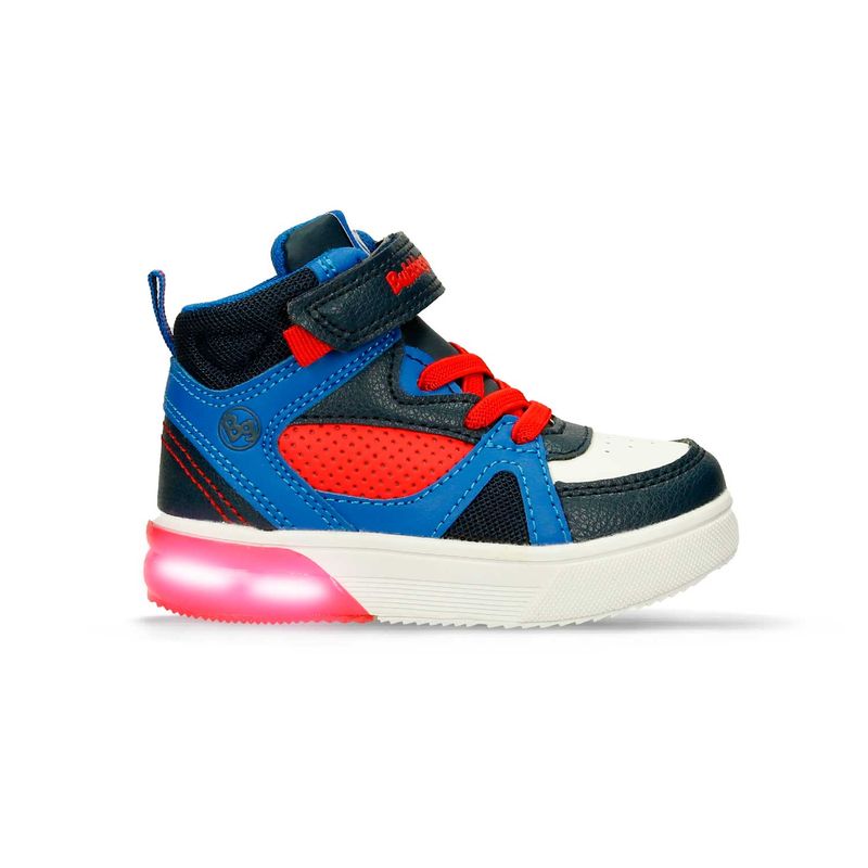 Botas-Azul-Rojo-Bubblegummers-Norberto-Niño