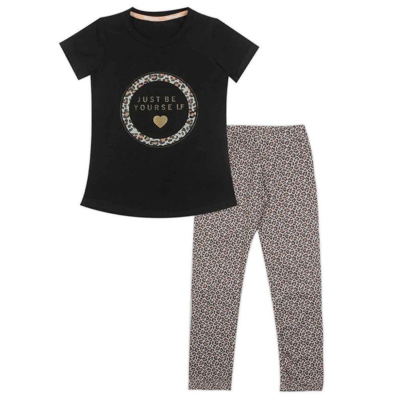 Conjunto Negro-Café Bubblegummers Guinerve Niña | BATA