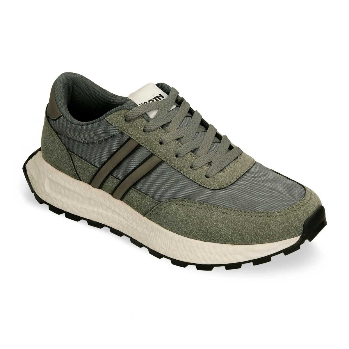 Tenis Casuales Gris North Star Geoff Mason Hombre