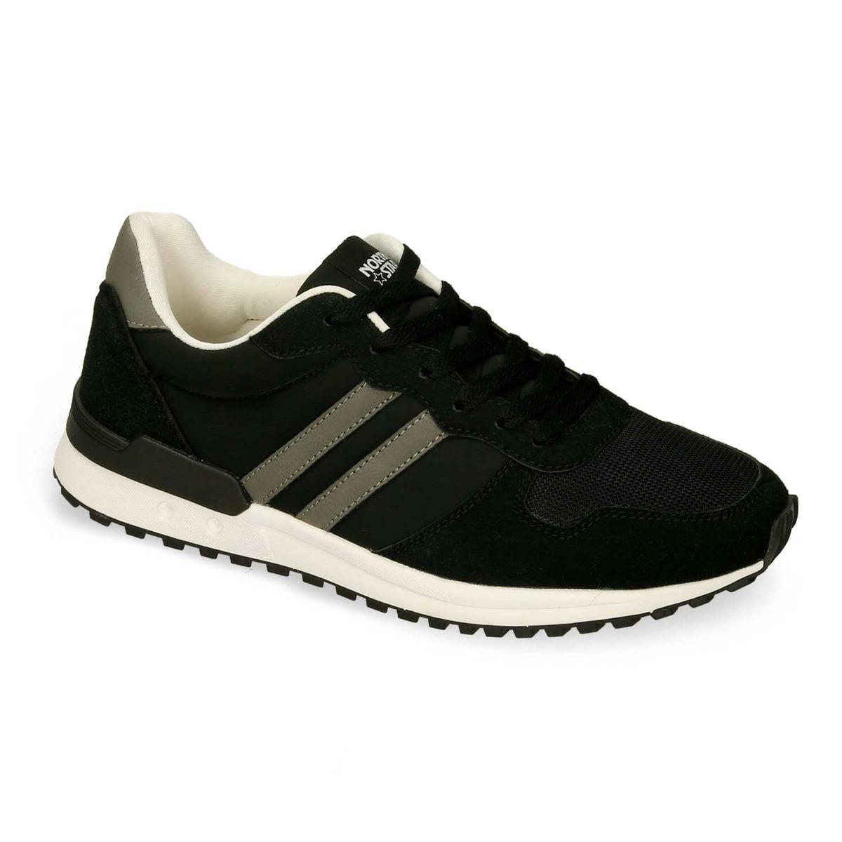 Tenis Casuales Negro North Star Gibson Buron Hombre