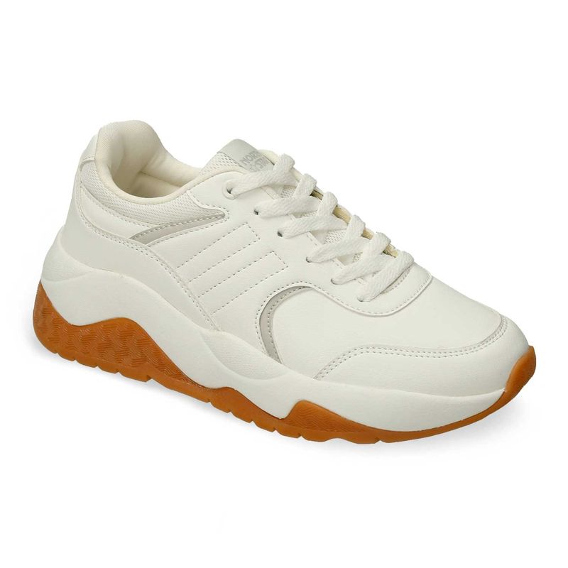 Tenis Casuales Blanco North Star Gaia Fang Mujer BATA