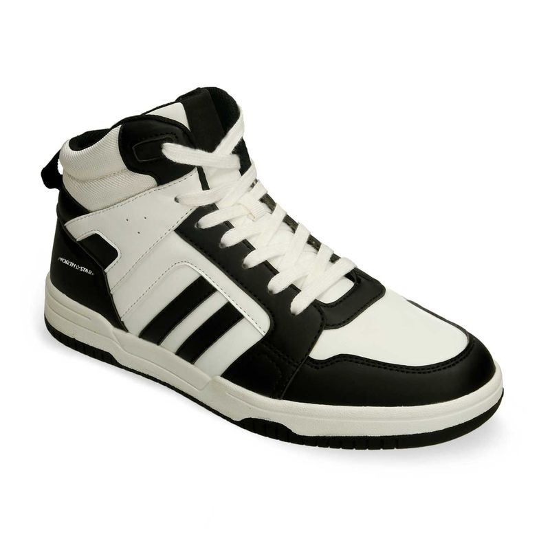 Tenis-Casuales-Blanco-Negro-North-Star-Gales-Hem-Mujer