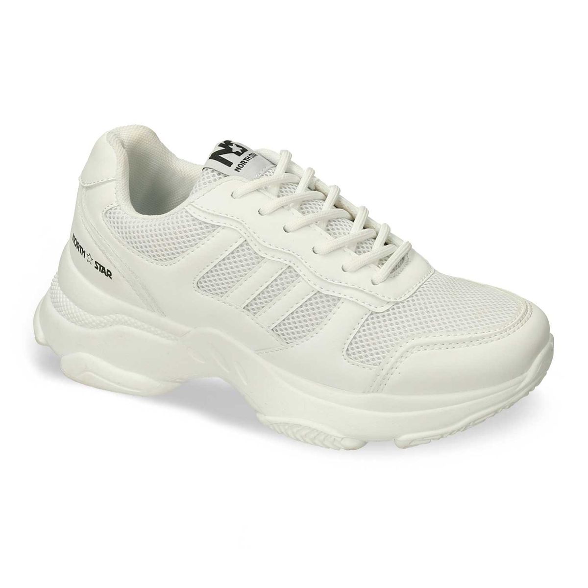 Tenis Casuales Blanco North Star Gabarti Aoon Mujer