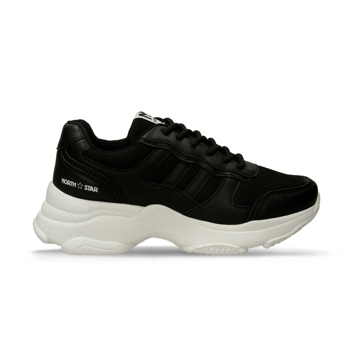 Tenis Casuales Negro North Star Gabarti Aoon Mujer