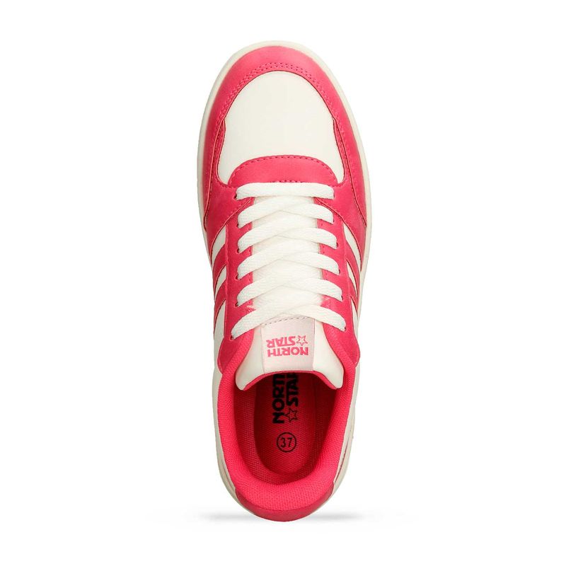 Tenis-Deportivos-Blanco-Fucsia-North-Star-Greta-Dave-Mujer