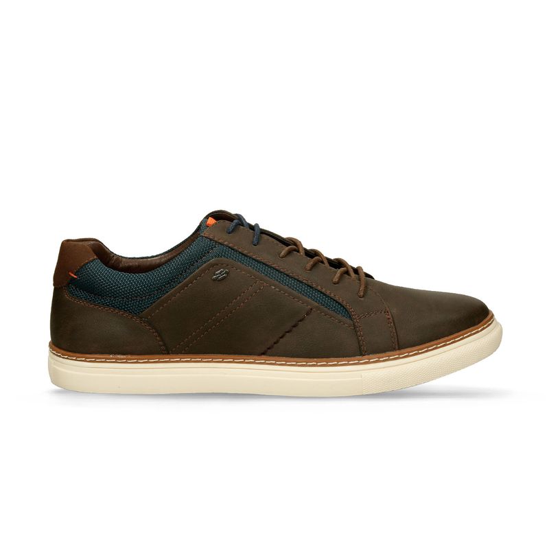 Tenis-Casuales-Negro-Cafe-Oscuro-Bata-Galapagos-Cor-Hombre