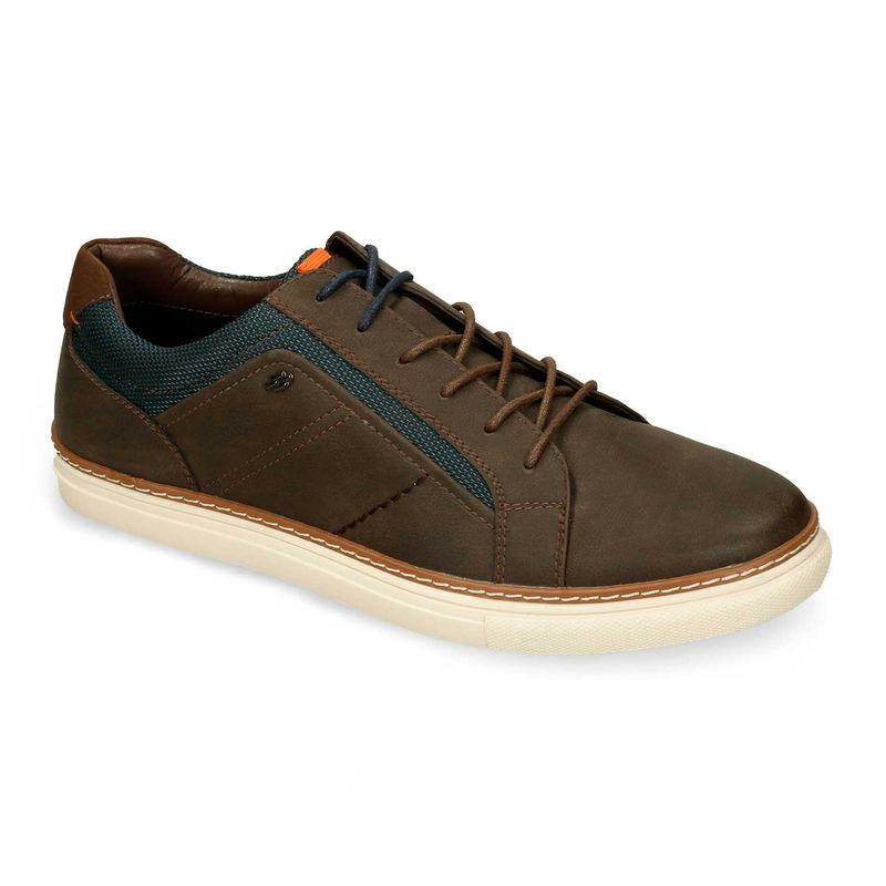 Tenis-Casuales-Negro-Cafe-Oscuro-Bata-Galapagos-Cor-Hombre