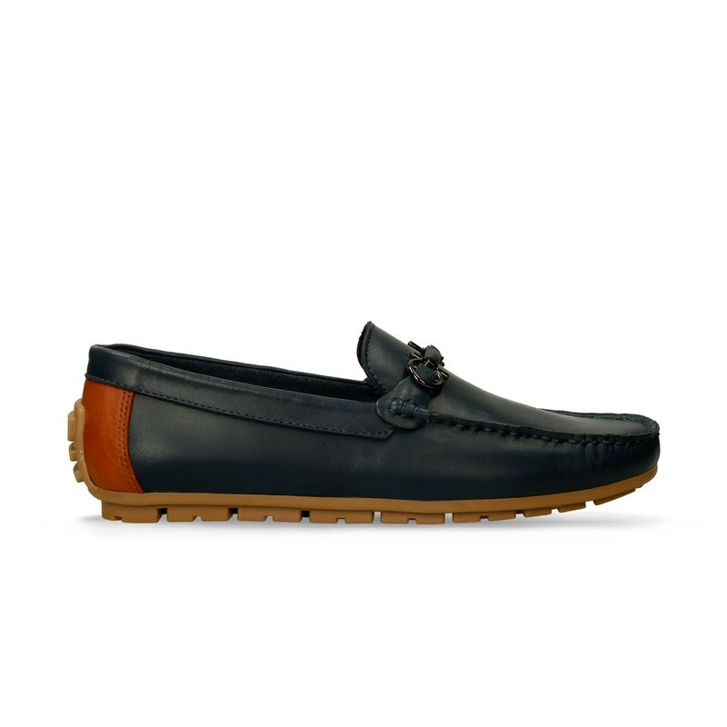 Mocasines Azul Bata Gabon Hombre BATA