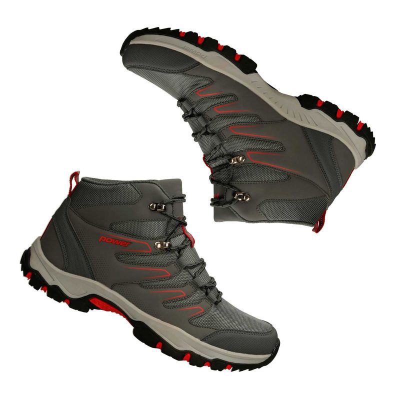 Botas-Outdoor-Gris-Rojo-Power-Baxter-Lehi-Hombre