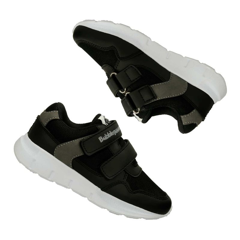 Tenis-Casuales-Negro-Gris-Bubblegummers-Pascual-Niño