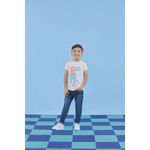 Camiseta-Blanco-Azul-Bubblegummers-Golnar-Niño
