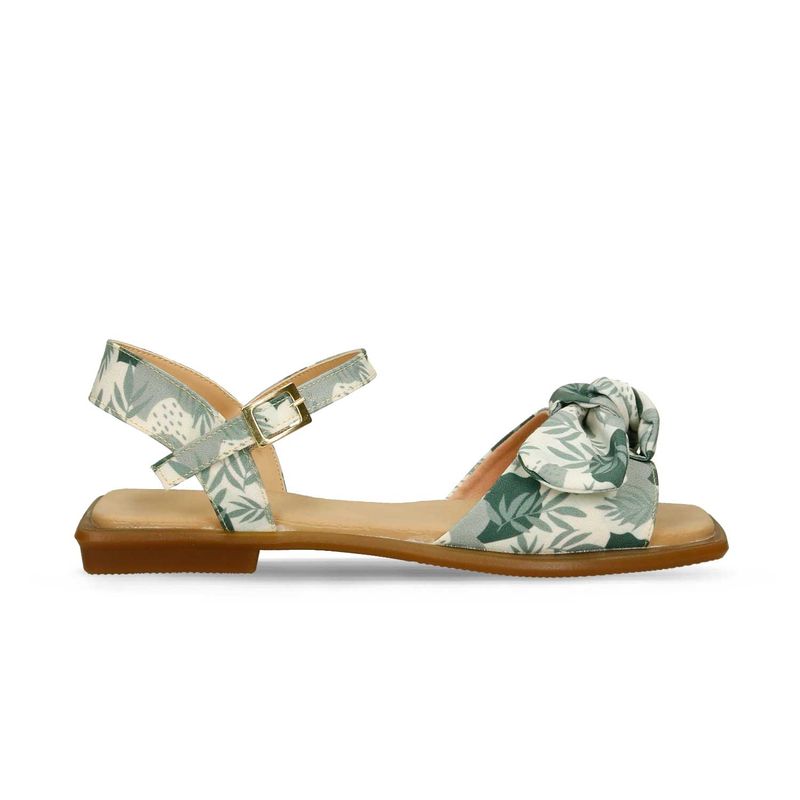 Sandalias-Verde-Talco-Bata-Comfit-Genesis-Mujer-