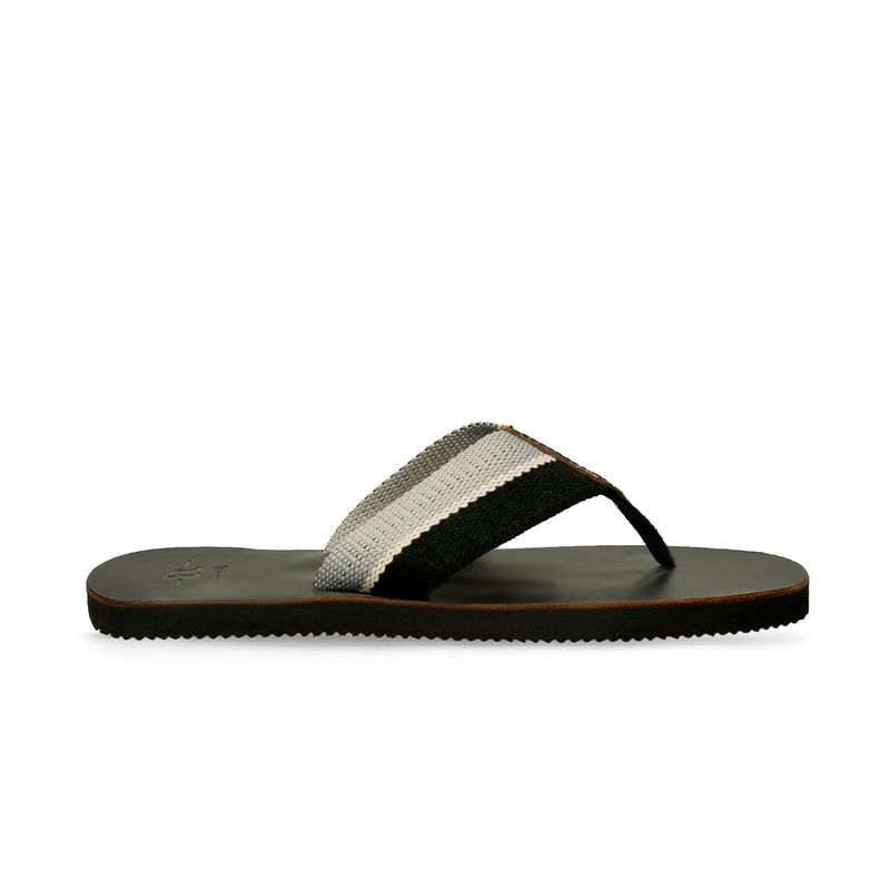 Sandalias Negro Gris Bata Haco Hombre BATA