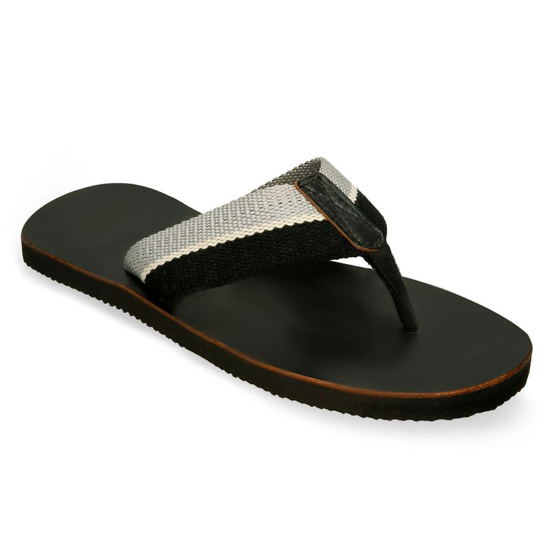 Sandalias-Negro-Gris-Bata-Haco-Hombre