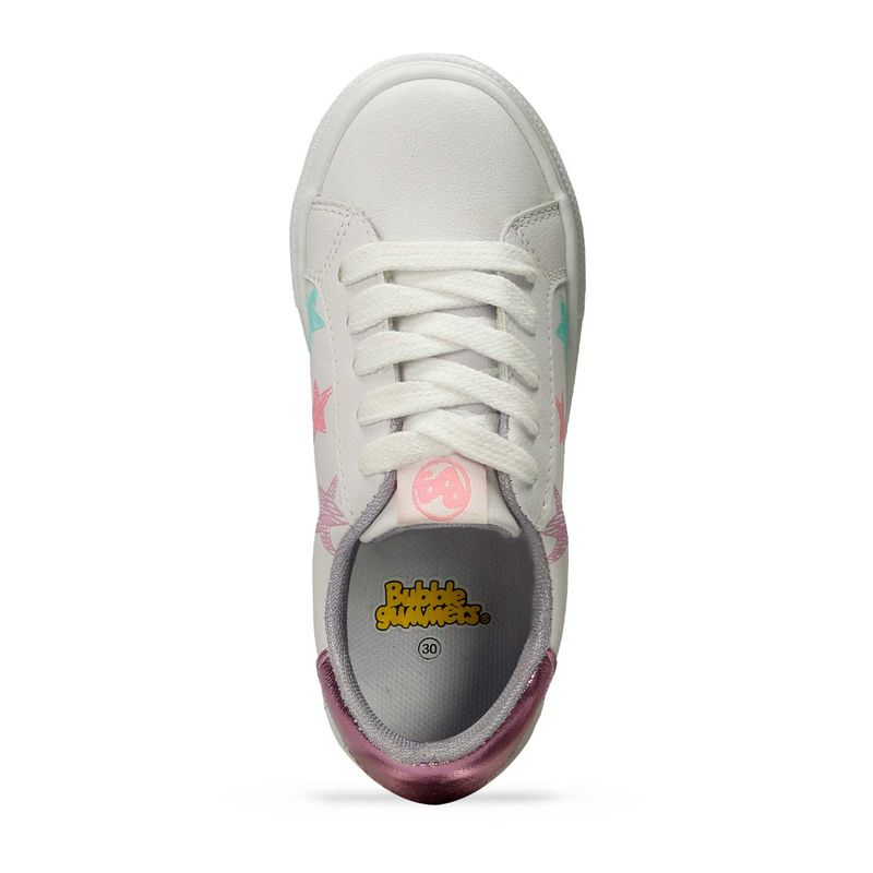 Tenis-Casuales-Blanco-Multicolor-Bubblegummers-Paquita-Niña-