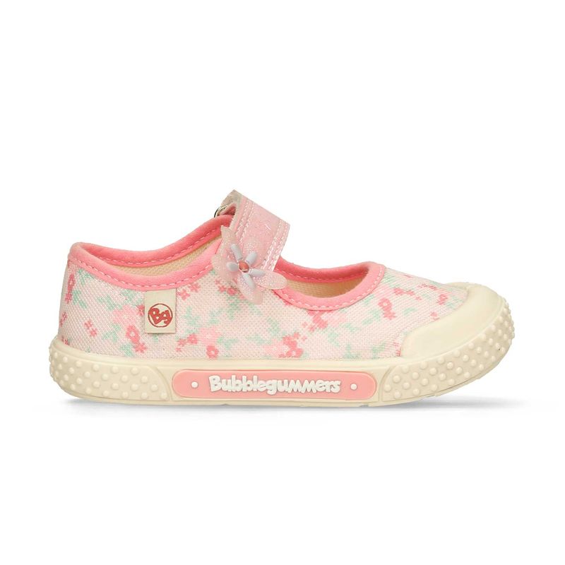 Baletas-Crema-Rosado-Bubblegummers-Poly-Niña