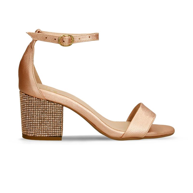 Sandalias Oro Rosa Bata Gloria Mujer BATA