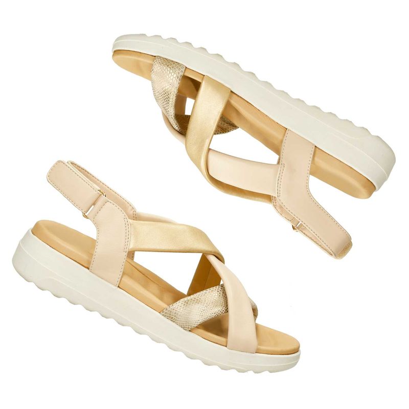 Sandalias-Beige-Oro-Bata-Comfit-Mag-Mujer-