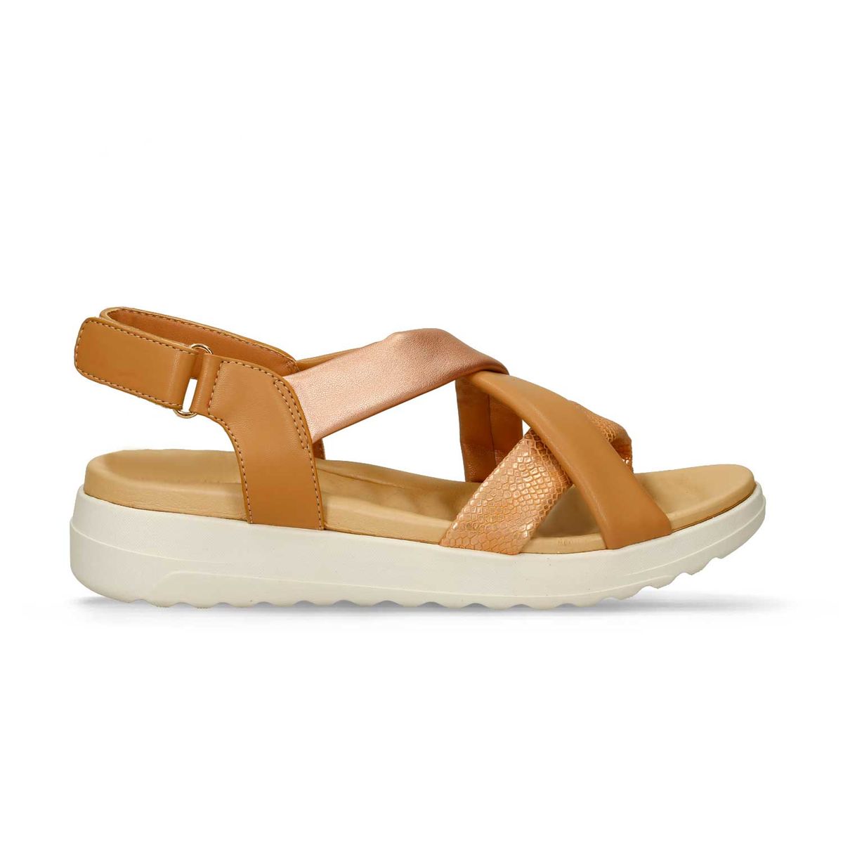 Sandalias Camel Bata Comfit Mag Mujer