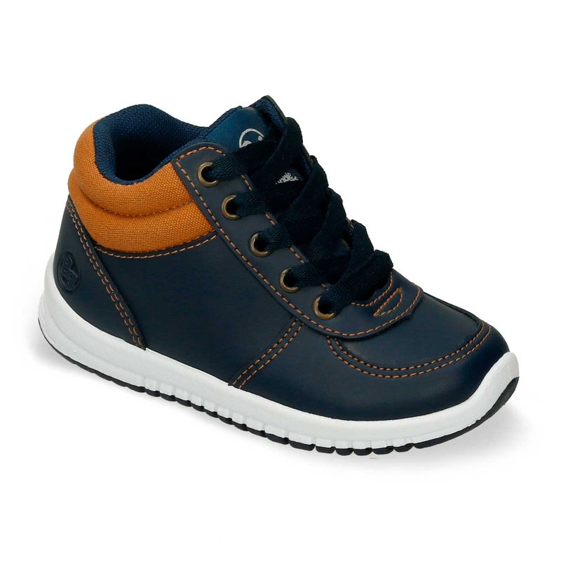 Tenis Casuales Azul Miel Bubblegummers Percy Ni o BATA