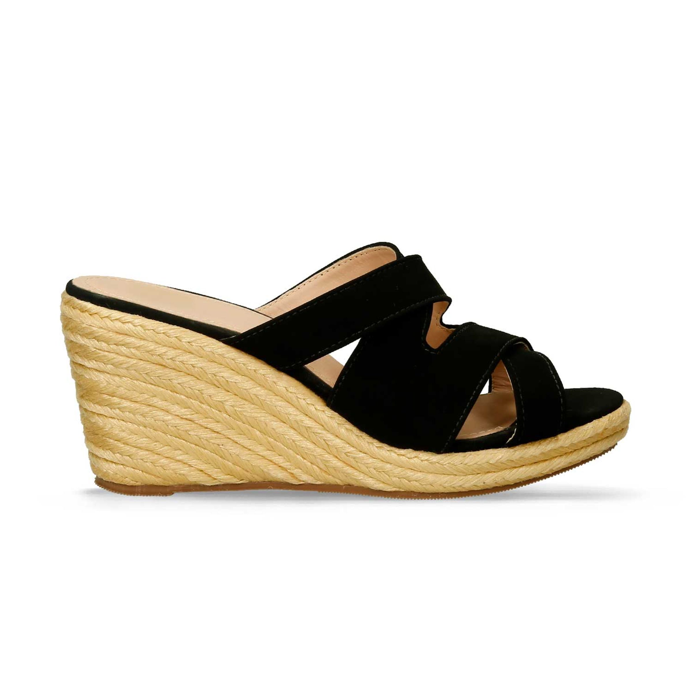 Sandalias negras para mujer hot sale