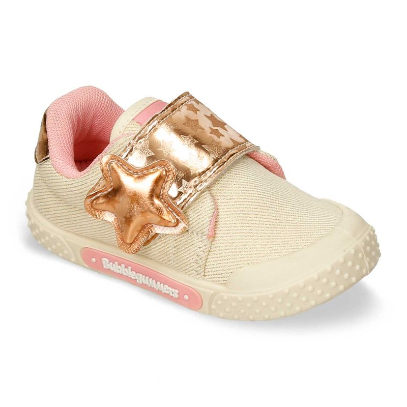 Tenis-Casuales-Champaña-Lila-Bubblegummers-Panny-Niña-