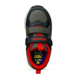 Tenis-Casuales-Gris-Rojo-Bubblegummers-Qasper-Niño