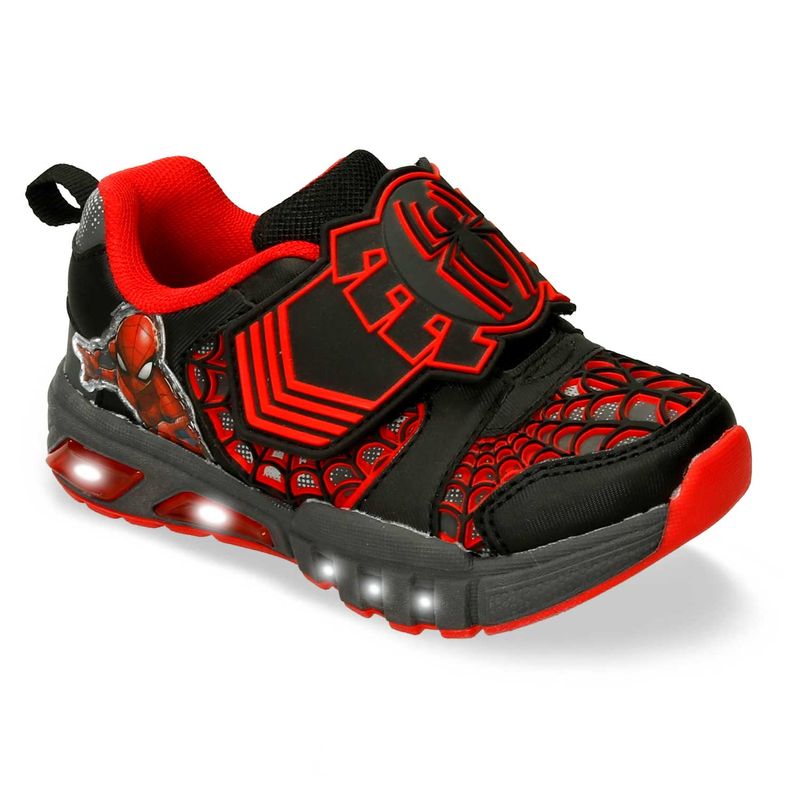  Fashion Junction Zapatillas Spiderman rojas y negras para niños,  Negro/Rojo : Ropa, Zapatos y Joyería