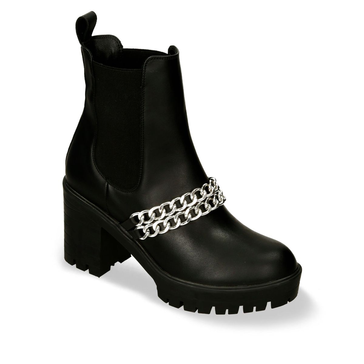 Botines Negro Bata Hannita Mujer