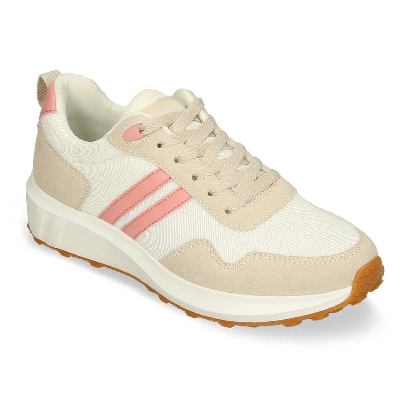 Tenis-Casuales-Blanco-Rosado-North-Star-Honey-London-Mujer