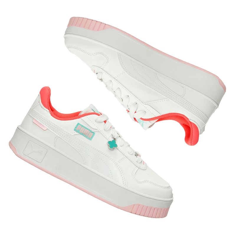 Ténis 'PUMA' brancos  Zapatillas puma, Zapatos nike para damas, Zapatillas  blancas mujer