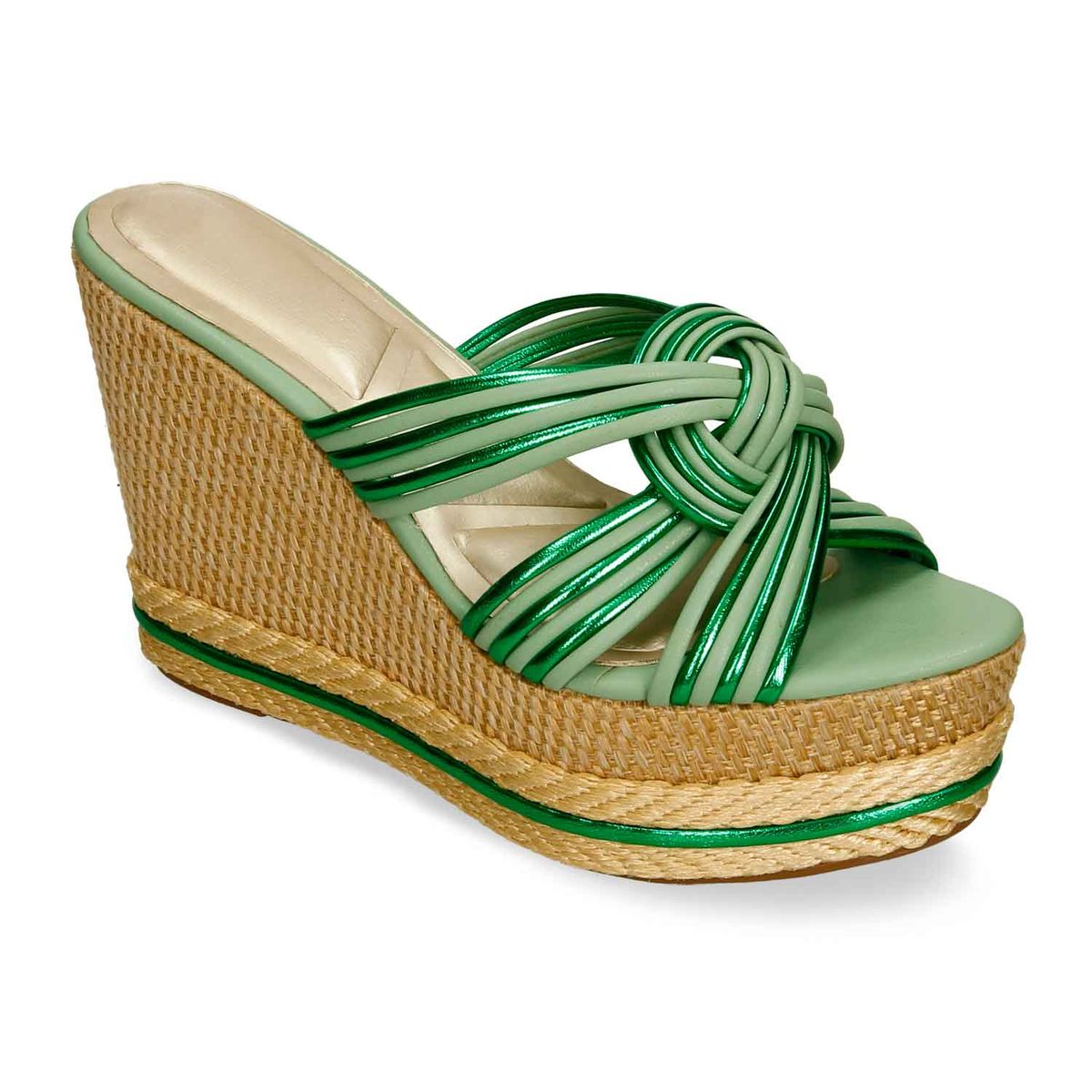 Sandalias Verde Bata Halla Mujer