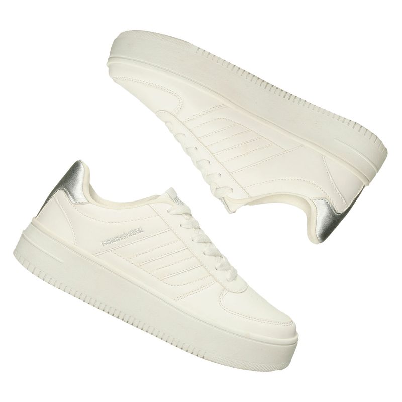 Tenis Casuales Blanco North Star Hula Dave Mujer BATA