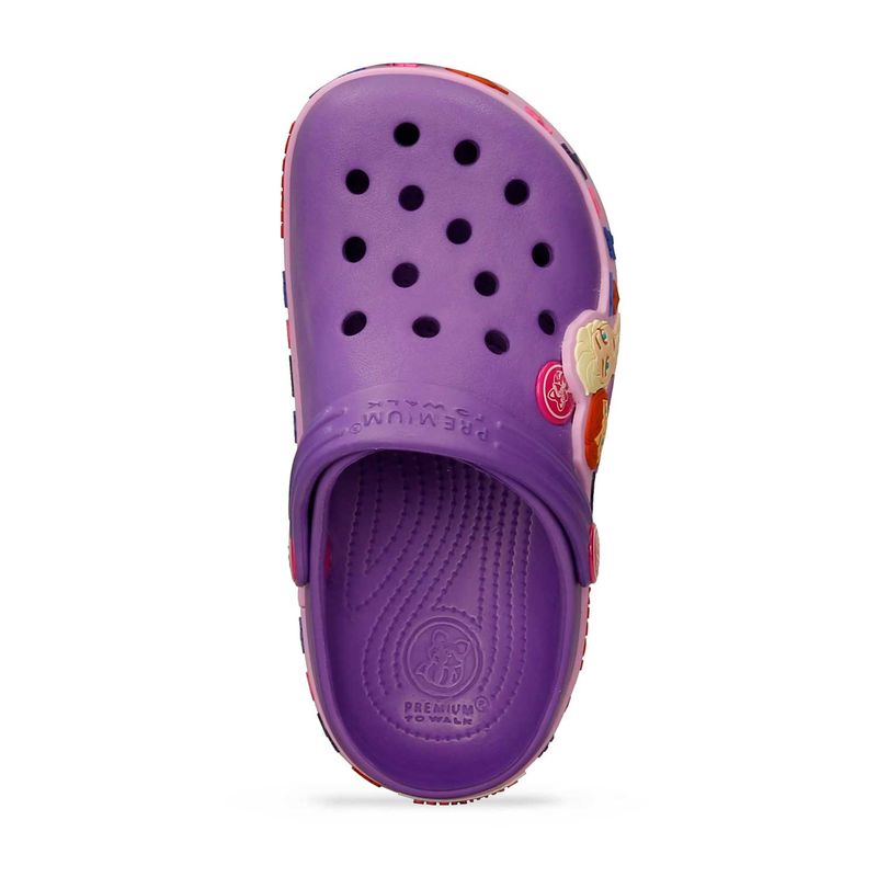 Zuecos-Morado-Bubblegummers-Qris-Niña