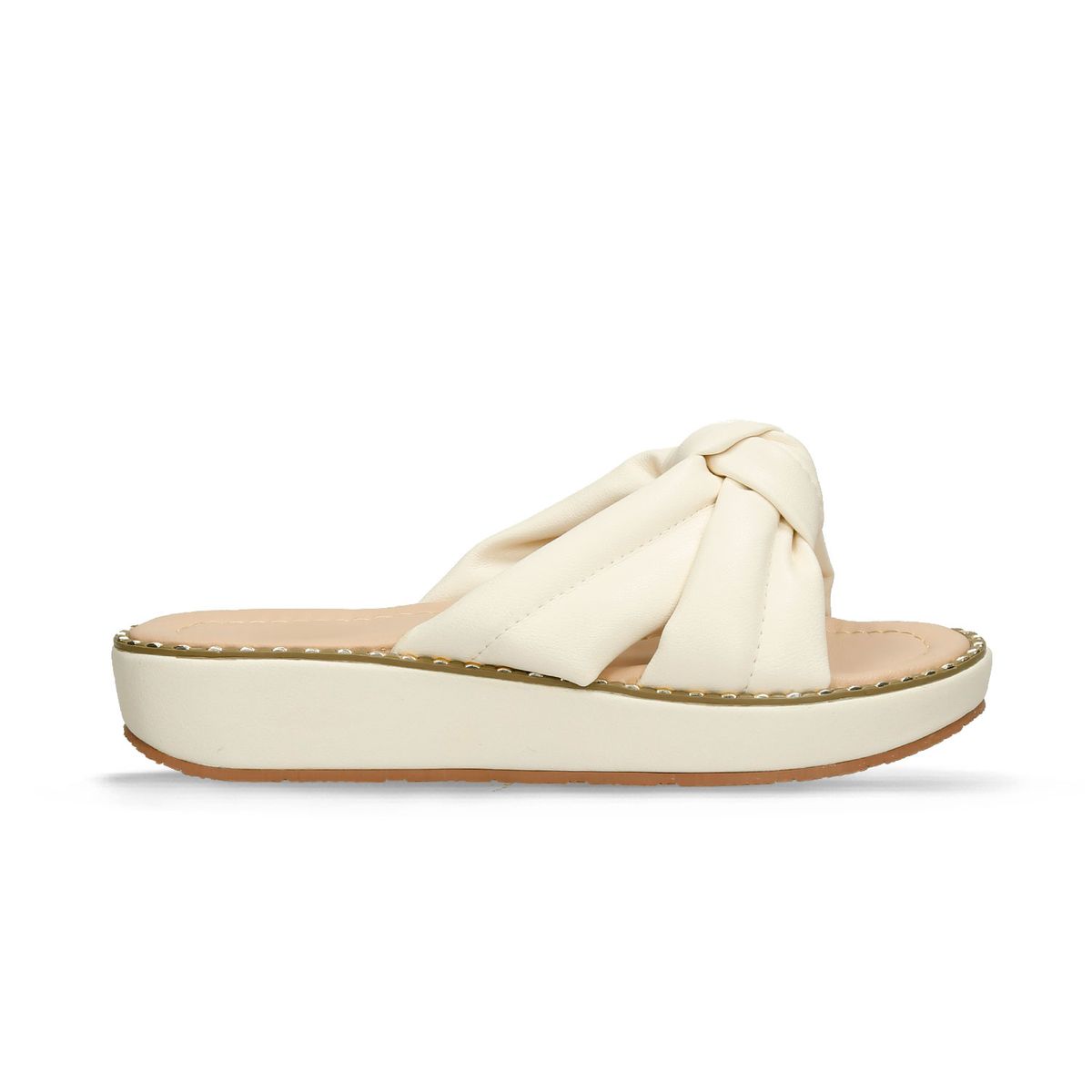 Sandalias Blanco Bata Hewna Mujer