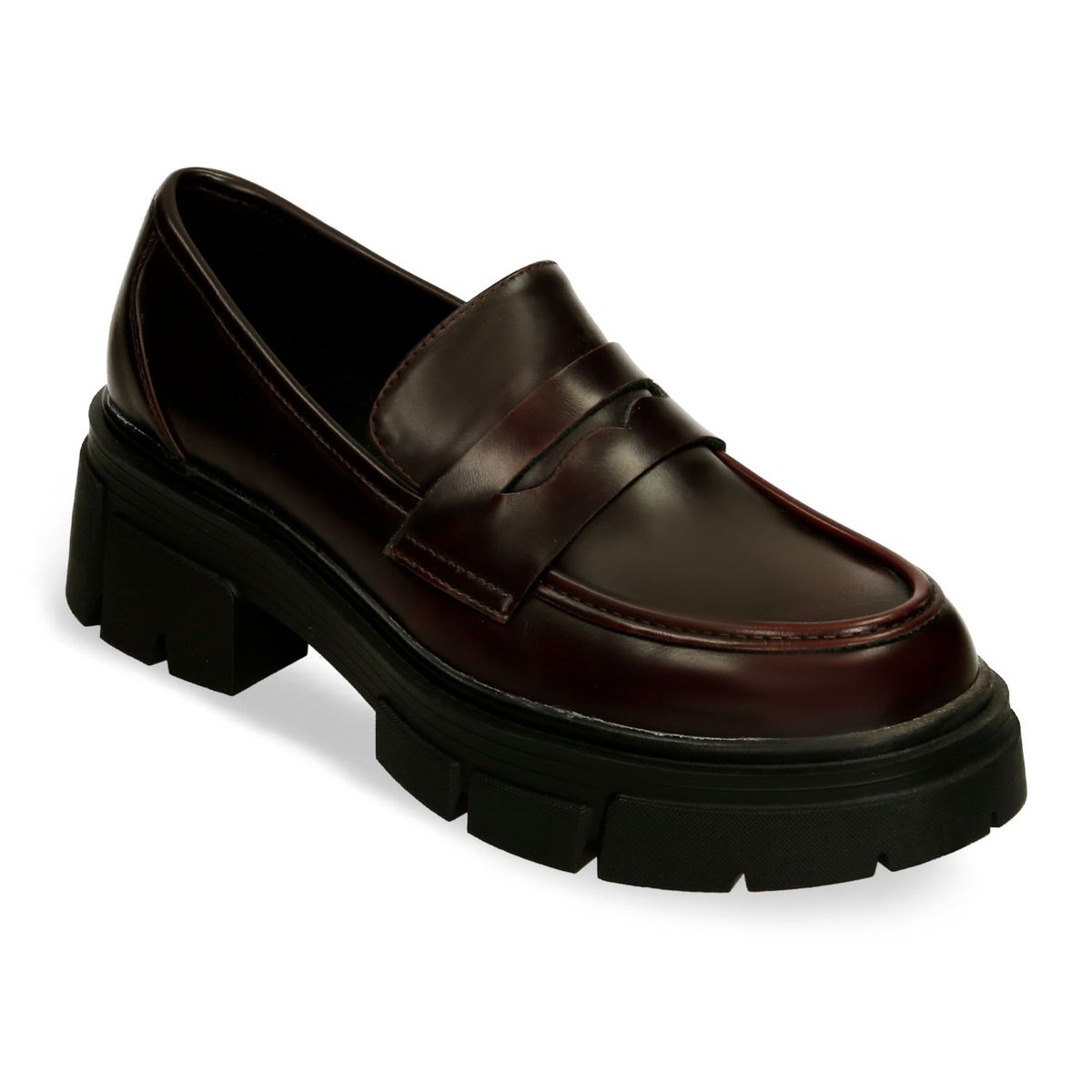 Mocasines Vino Tinto Bata Helen Hades Mujer