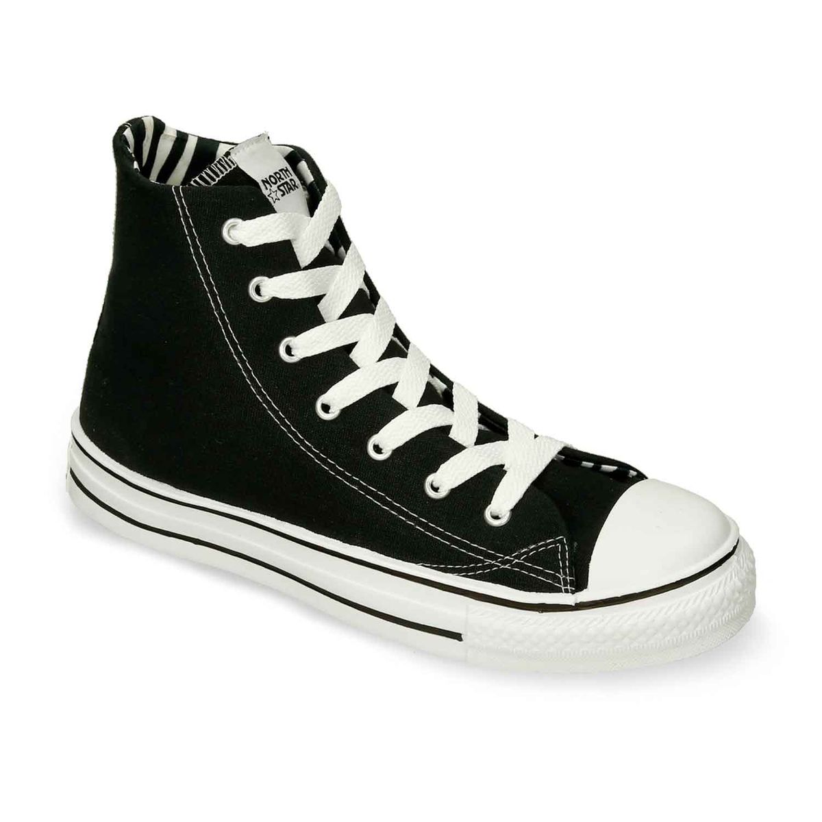 Tenis Casuales Negro North Star Gissy Ns Mujer