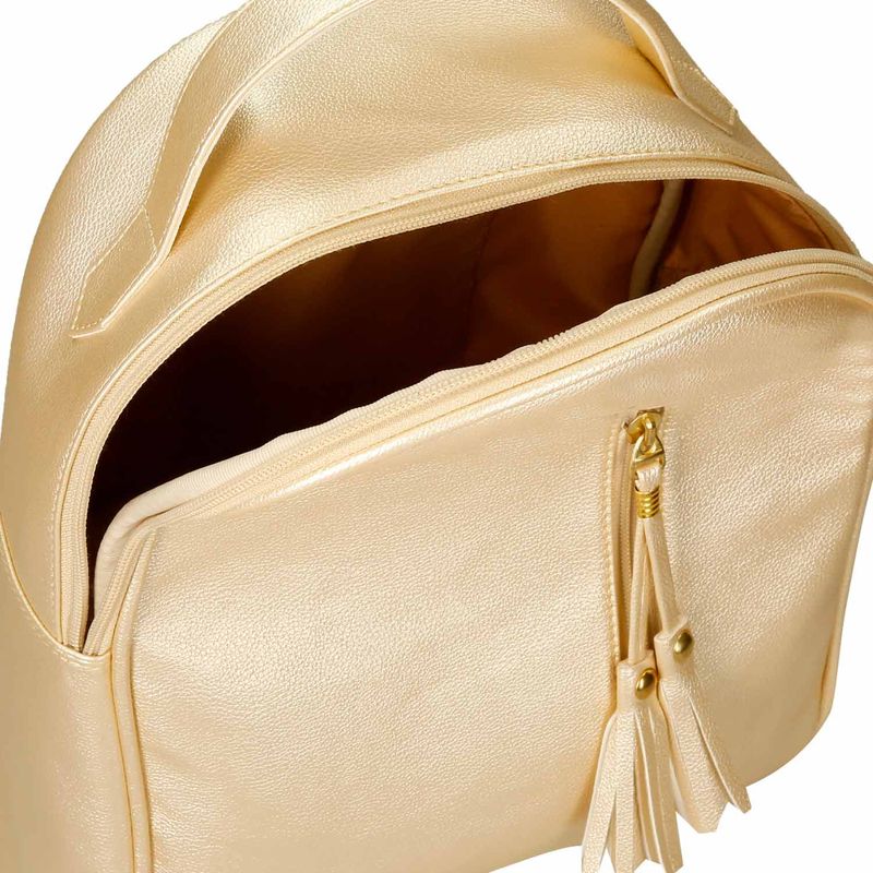 Bolso dorado hot sale