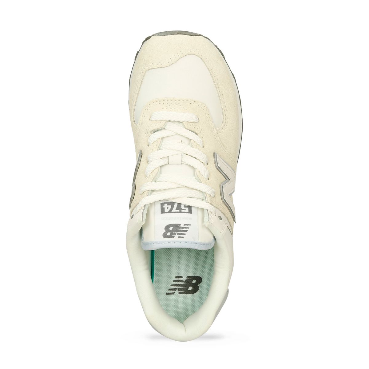 Tenis Casuales Blanco-Gris New Balance Women'S 574 Mujer
