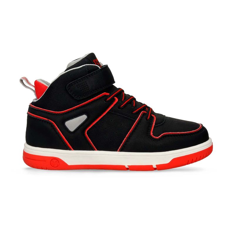 Tenis-Casuales-Negro-Rojo-Bubblegummers-Rodizzio-Niño